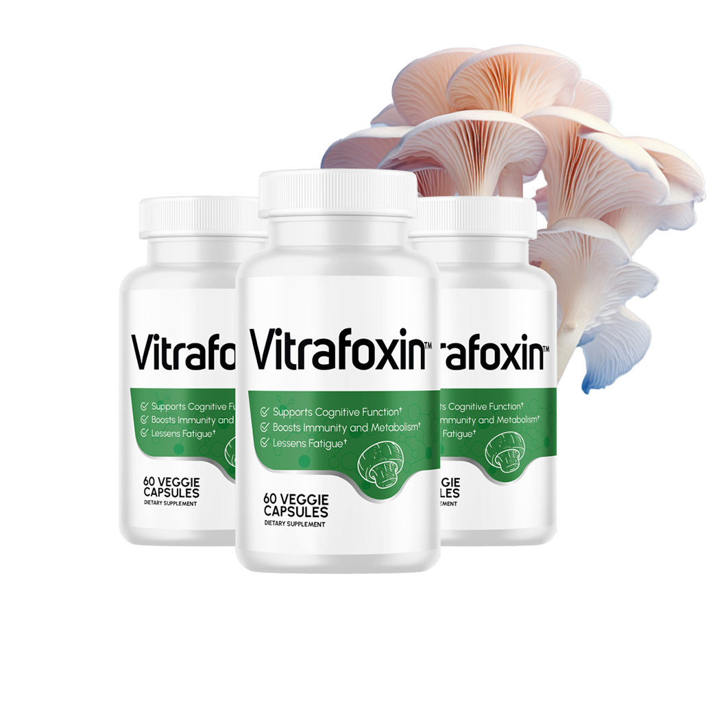 Vitrafoxin 3 product with Mushrooms